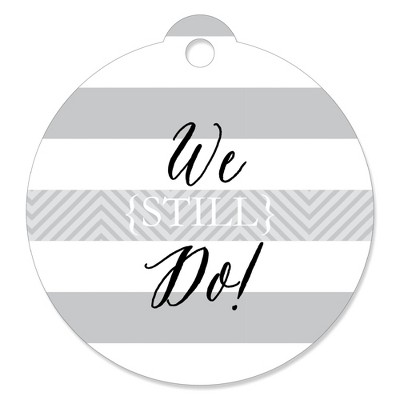 Big Dot of Happiness We Still Do - Wedding Anniversary - Party Favor Gift Tags (Set of 20)