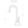 ALFI Point of Use Instant Hot Water Faucet with Gooseneck Spout and Self Closing Handle - 2 of 2