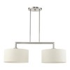 Livex Lighting Meridian 2 - Light Chandelier in  Brushed Nickel - 4 of 4