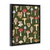 Stupell Industries Mushrooms Repeating Pattern Black Framed Floater Canvas Wall Art - 3 of 4