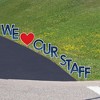 Big Dot of Happiness We Love Our Staff - Yard Sign Outdoor Lawn Decorations - Employee Appreciation Yard Signs - We Love Our Staff - 2 of 4