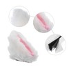 Unique Bargains Cat Ears Shape for Helmet Decor Accessory White Pink 1 Pair - 4 of 4