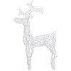 vidaXL Reindeer Christmas Decoration 90 LEDs 23.6"x6.3"x39.4" Acrylic - 4 of 4