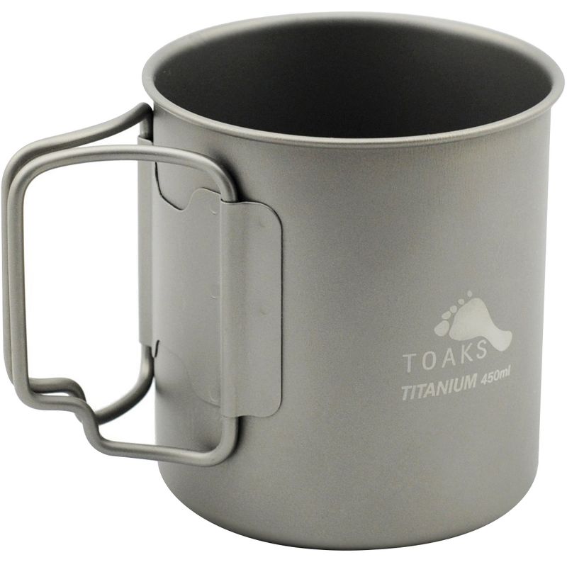 TOAKS Titanium Lightweight 450ml Double Wall Cup CUP-450-DW, 1 of 3