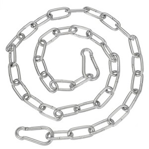 Unique Bargains Stainless Steel Outdoor Furniture Accessories Fitness Hammock Swing Chair Hanging Chain - 1 of 4