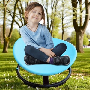 Therapy Sensory Swivel Chair for Kids with Autism & ADHD, Balance Training Spinning Seat, Safe Fun Tool for Focus, Physical Development - 1 of 4