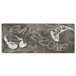 Game Zone Headphones & Controller Printed Desk Mat, design by Lil' Rue ...
