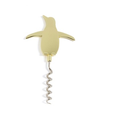 Penguin Corkscrew - Gold - Shiraleah