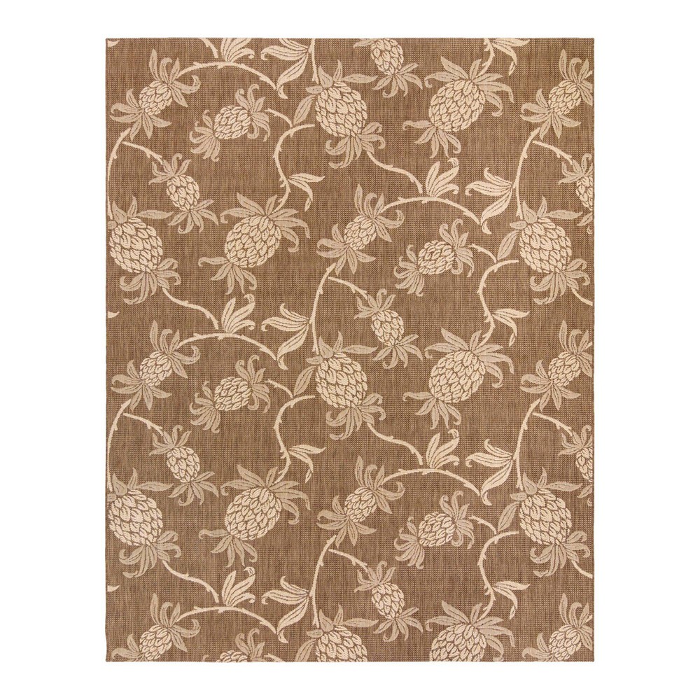 Photos - Area Rug Reyn Spooner 5'2"x7' Kona Coast Aloha Welcome Flatweave Indoor Outdoor Accent Rug Brown: Tropical, Weather-Resistant, Easy-C