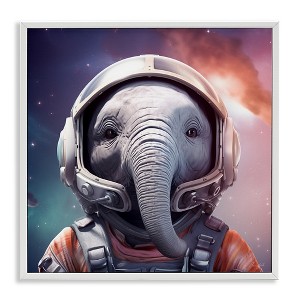 Stupell Industries Astronaut Elephant Portrait, 24" x 24" - 1 of 4