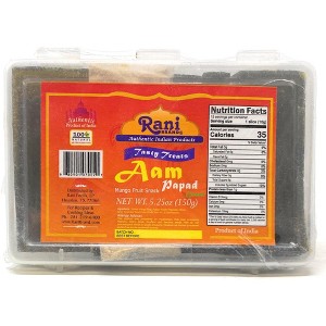 Rani Brand Authentic Indian Foods | Aam Papad (Mango Fruit Snack) - 1 of 4