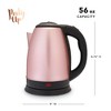 Pinky Up Parker Electric Tea Kettle, Hot Water Dispenser, Automatic Shut Off, Stainless Steel Cordless Electric Teapot, 56oz, Rose Gold - 3 of 4