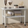 Heavy-Duty Stainless Steel Work & Prep Table, NSF Commercial-Grade Table with Adjustable Lower Shelf for Kitchen, Restaurant, Home, Garage, Hotel - 2 of 3