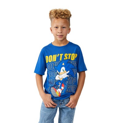 Sonic The Hedgehog Crew Neck Short Sleeve Boy's Performance Tee