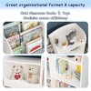 YONWAY Kids Bookcase and Bookshelf, Multifunctional Toy Storage Organizer with Collapsible Drawers for Bedroom, Playroom and Hallway - 4 of 4