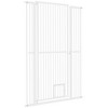 PawHut 59" Extra Tall Pet Gate for Cats, 30"-41" Dog Gate with Cat Door, 1.4" Narrow Gap, 2.8" and 5.5" Extension, for Doorway, Hallway, Stairway - 4 of 4
