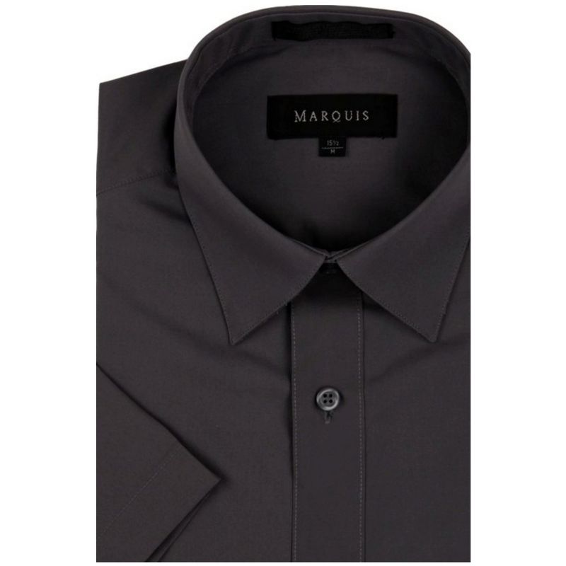 Marquis Men's Short Sleeve Regular Fit Dress shirt - S To 4XL, 2 of 4
