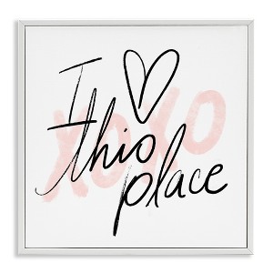 Stupell Industries Love This Place Xoxo, 12" x 12" - 1 of 4