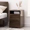 Christopher Knight Home Danbury Rustic 2 Drawer Nightstand Walnut - 2 of 4