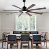 Bella Depot 72" Large Ceiling Fan with Light 6-speed DC Motor - 3 of 4