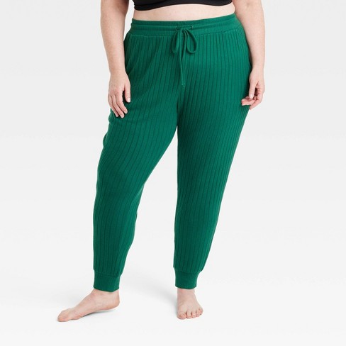 Women's Perfectly Cozy Jogger Pants - Stars Above™ Green 1x : Target