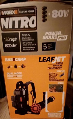 Worx NITRO 80V Brushless Cordless Backpack Leaf Blower review - Feel the  Power! - The Gadgeteer