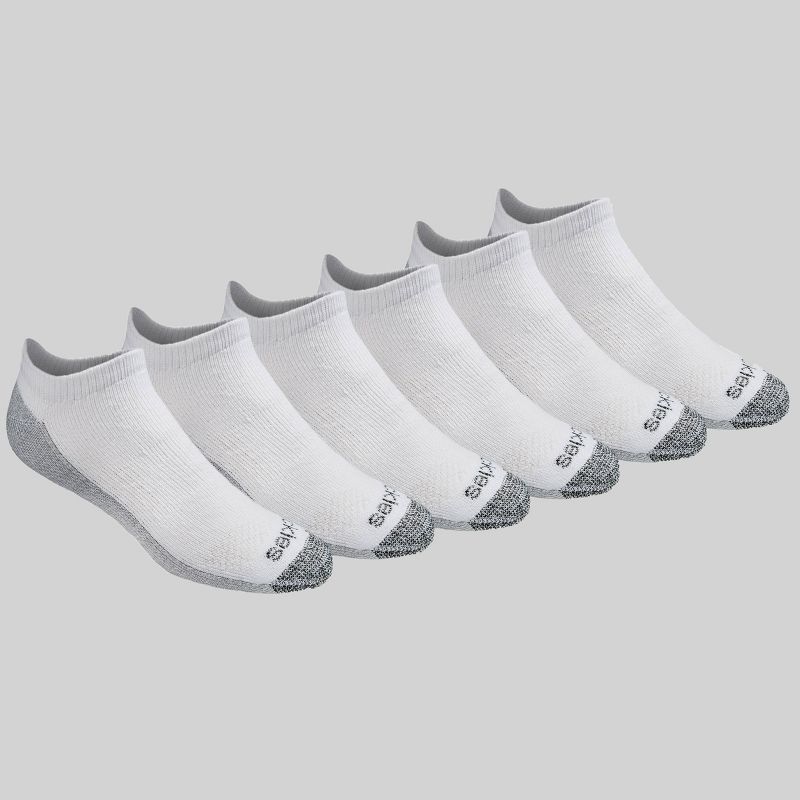 Dickies Dri-Tech Moisture Control Casual Socks 6pk - White 6-12, 1 of 9
