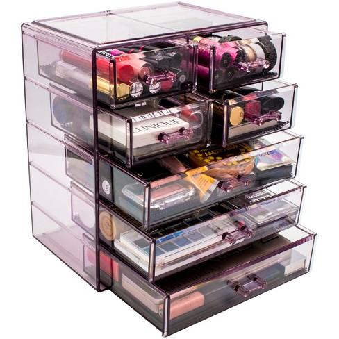 Sorbus Cosmetics Makeup And Jewelry Storage Case Display 3 Large