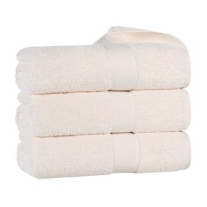 Organic Cotton Medium Weight Solid Towel Set by Blue Nile Mills - 1 of 4