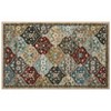 Vintage Trellis Area Rug Traditional Floral Washable Rugs for Living Room Bedroom Low Pile Non-Slip Floor Carpet - 3 of 4