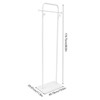 YIYIBYUS Black Clothing Racks with Shelf, Heavy Duty Free-Standing Metal Garment Rack for Hanging Clothes, Modern Coat Rack Entryway - 3 of 4