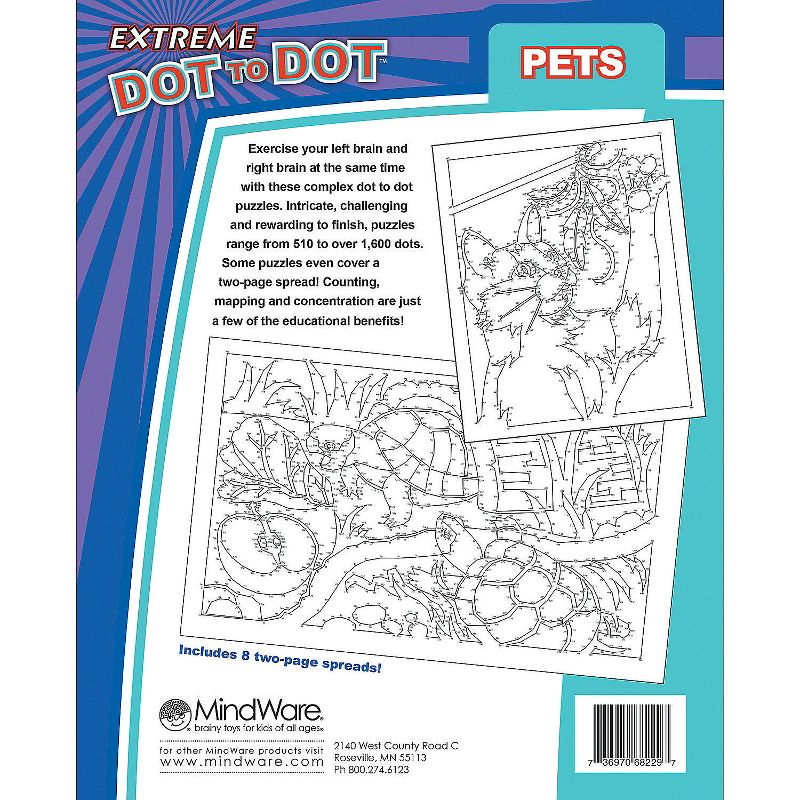 MindWare Extreme Dot To Dot: Pets - Brainteasers, 2 of 5
