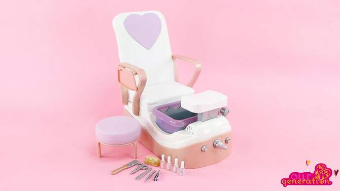 Our Generation Yay, Spa Day! Salon Chair Accessory Set for 18&#34; Dolls, 2 of 6, play video
