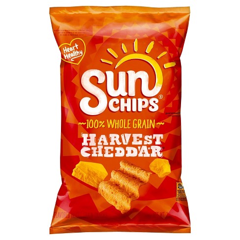 Sunchips Harvest Cheddar Flavored Wholegrain Snacks 7oz Target