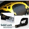 Zone Tech Car Snow Chains - All Season Anti-Skid Car, SUV, & Pick Up Tire Chains for Emergencies & Road Trip - 2 of 4