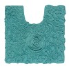 Bell Flower Collection Cotton Floral Pattern Tufted Bath Rug - Home Weavers - 2 of 4