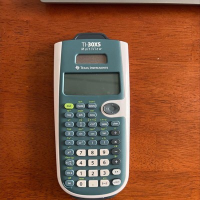 Texas Instruments TI-30XB MultiView calcolatrice Tasca Calcolatrice  scientifica Grigio, Bianco - Texas Instruments - Cartoleria e scuola