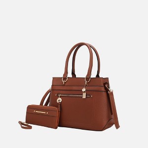 MKF Collection Gardenia Vegan Leather Women’s Tote Bag & Wallet by Mia K - 1 of 4