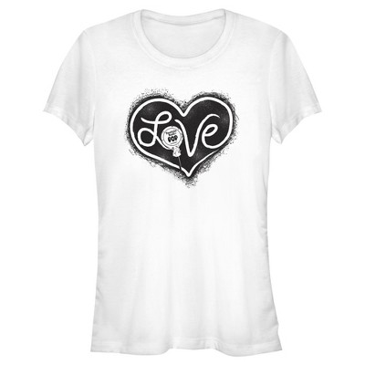Juniors Womens Tootsie Pop Love Lollipop T-Shirt