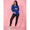 Women's Square Neck Rib Knit Long Sleeve Tee | Motherhood Maternity - 4 of 4