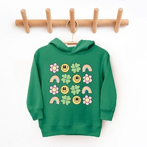 The Juniper Shop Smiley Clover Daisy Toddler Graphic Hoodie - 1 of 3