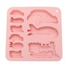 Unique Bargains Candy Mould 9-Cavity Vehicle Candy Mould Hand Wash 5.91"x5.87"x0.75" 1 Pc - 3 of 4