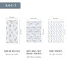Ely's & Co. Baby Changing Pad Cover - Cradle Sheet 100% Combed Jersey Cotton for Baby Boy 2 Pack - 3 of 4