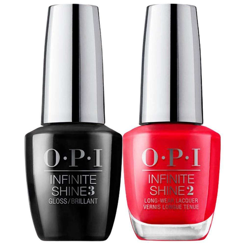 Photos - Nail Polish OPI Infinite Shine Prostay Top Coat Duo - Cajun Shrimp - 1 fl oz 