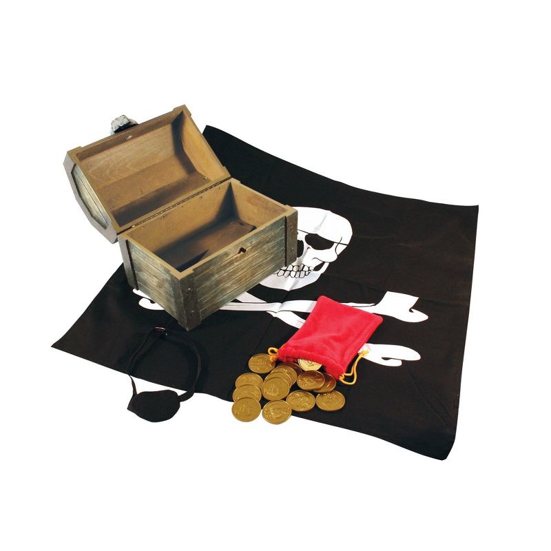 Melissa &#38; Doug Wooden Pirate Chest Pretend Play Set, 5 of 11