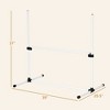 Skyzone 8-Piece Dog Agility Jump Set: Adjustable Height, Displacing Top Bar, Stability Legs & Carry - 3 of 4
