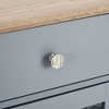 Kumasinova Modern Farmhouse Buffet Server Sideboard with 2 Drawers,8 Bottle Holes&Stemware Rack,Multifunctional Kitchen Buffet Cabinet for Dining Room - 4 of 4