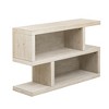Whisen Retro Console Table with Symmetrical 2-Tier Open Shelf for Entryway and Living Room - 4 of 4
