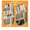 Entryway Shoe Storage Cabinet with 2 Flip Drawers & Open Shelves Free Standing - 4 of 4