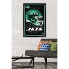 Trends International NFL New York Jets - Neon Helmet 24 Framed Wall Poster Prints - 2 of 4